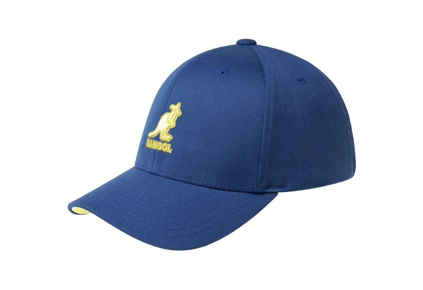 Kangol Baseball Cap 3D Wool Flexfit Stretchfutterband, Schirmlänge: 7 cm,Kopfhöhe: ca. 10 cm von Kangol