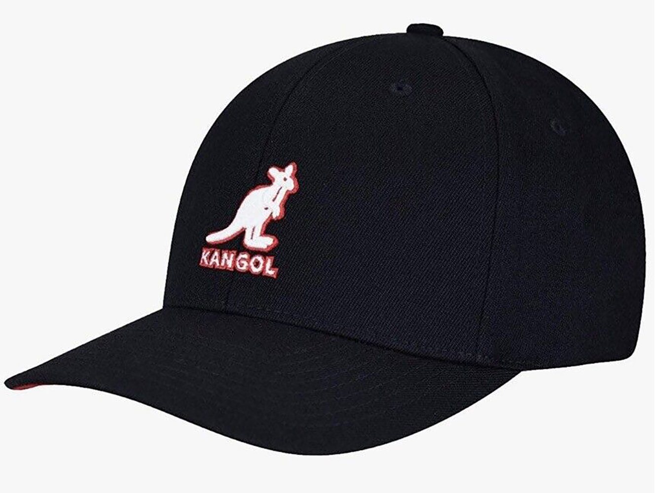 Kangol Baseball Cap 3D Wool Flexfit Stretchfutterband, Schirmlänge: 7 cm,Kopfhöhe: ca. 10 cm von Kangol