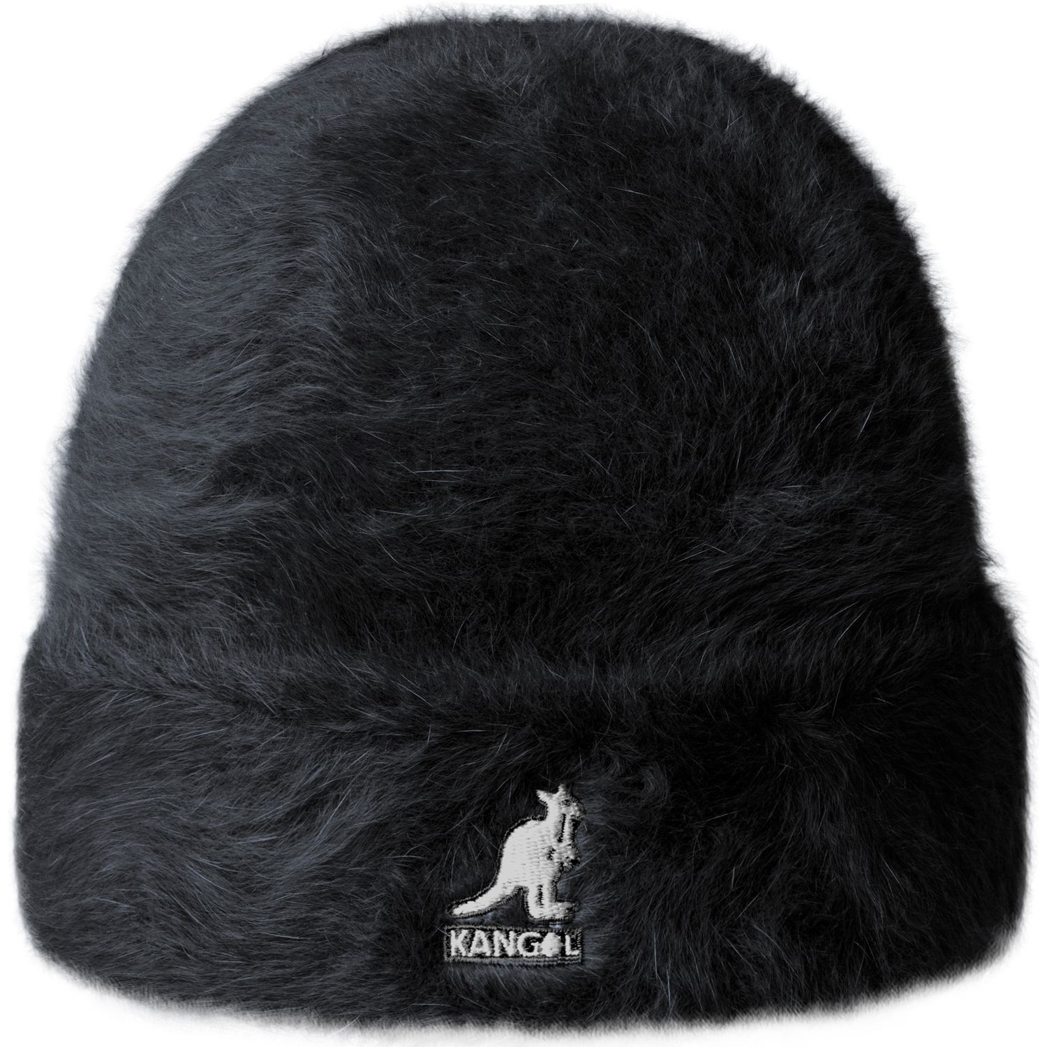 Kangol Beanie Angora-Strickmütze mit Rollrand & Logo-Stick von Kangol