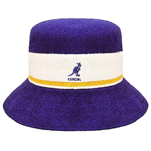 Kangol Bermuda Fischerhut mit Streifen - Tintenblau - L von Kangol