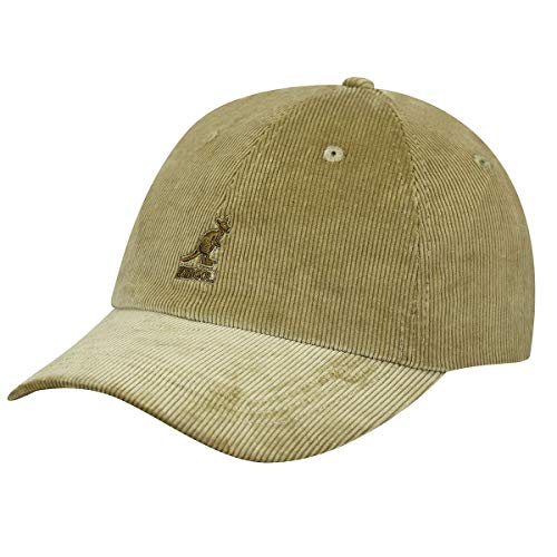 Kangol Damen Baseball Cord Baseballkappe, beige, 56/60 cm von Kangol