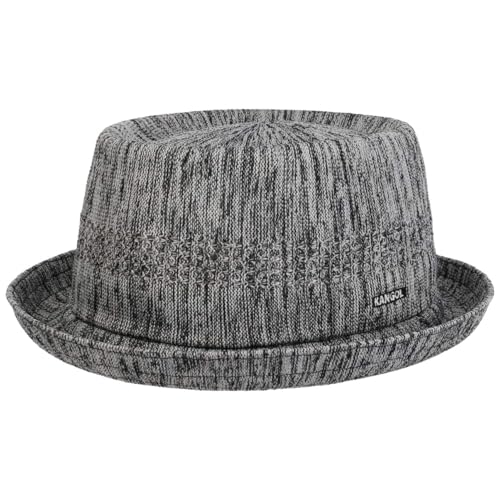 Kangol Color Burst Mowbray Pork Pie Stoffhut Sommerhut Sonnenhut Pork-Pie-Hut Damen/Herren - Frühling-Sommer Sommer - XL (60-61 cm) schwarz von Kangol