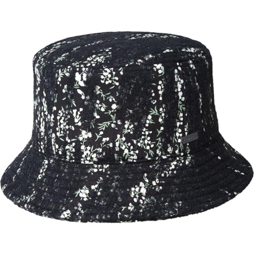 Kangol Damen NEEDLEPUNCH FLORAL Bucket Baskenmütze, Schwarz, 7 1/8-7 1/4 von Kangol