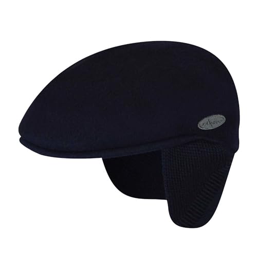 Kangol Herren Wolle 504 Earlap Baskenmütze, Marineblau, 62 von Kangol