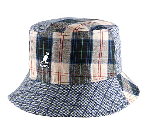 Kangol - Fischerhüte Plaid Mashup Bucket - Size XL - bleu-beige von Kangol