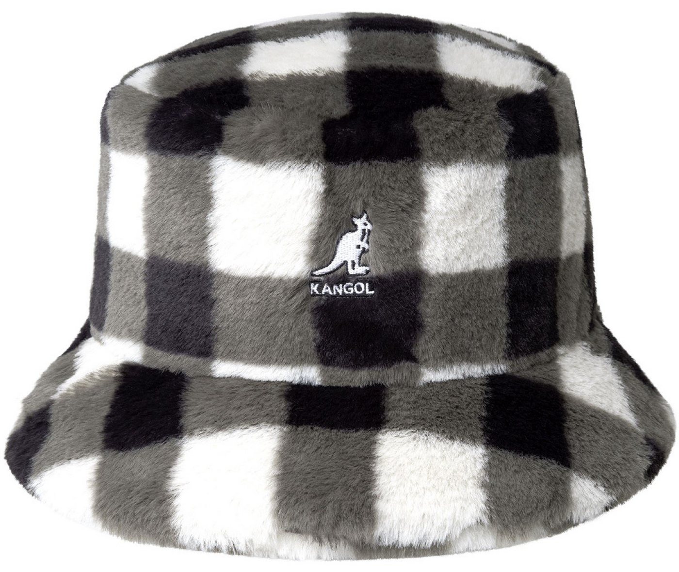 Kangol Fischerhut kuscheliger Bucket Hat aus Fake-Fur Plüsch von Kangol