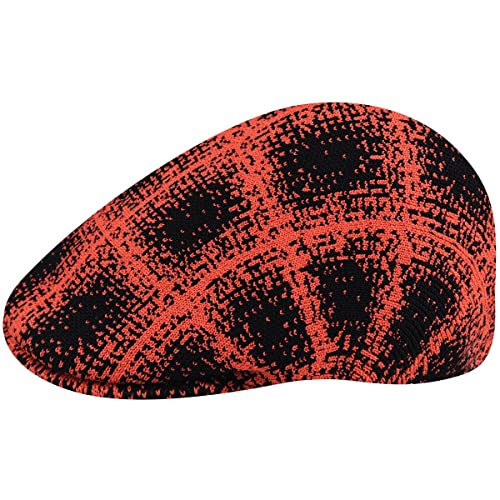 Kangol Grunge Plaid 507 Flatcap Schirmmütze Schiebermütze (XL (60-61 cm) - orange) von Kangol