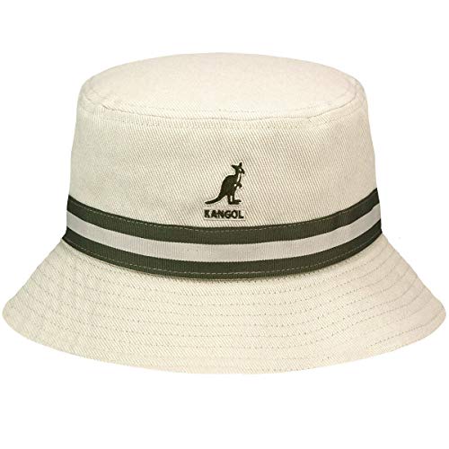 Kangol Headwear Herren Stripe Lahinch Fischerhut, Beige, Small von Kangol