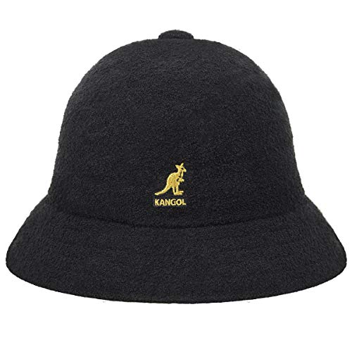 Kangol Herren, Damen Bermuda Casual, Schwarz/Gold, MEDIUM von Kangol