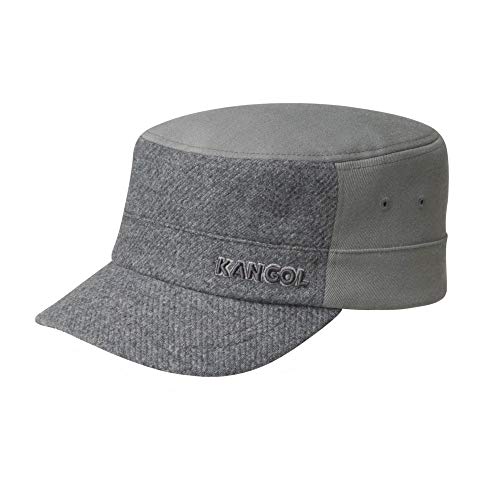 Kangol Textured Flexfit Armycap Fitted Cap Fullcap Kappe Military Wollcap Herren - Hinten geschlossen, mit Schirm, Klettverschluss, Klettverschluss Winter Frühling-Sommer Herbst-Winter - L/XL (58-61 von Kangol