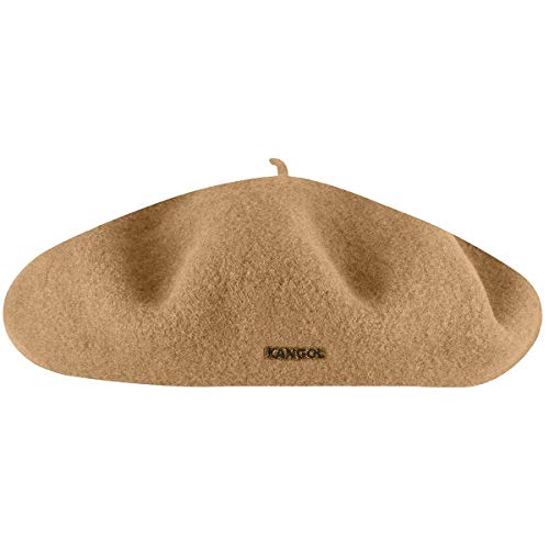 Kangol Herren Baskenmütze Anglobasque Beret, Gr. Large (Herstellergröße: Large), Braun (Camel) von Kangol