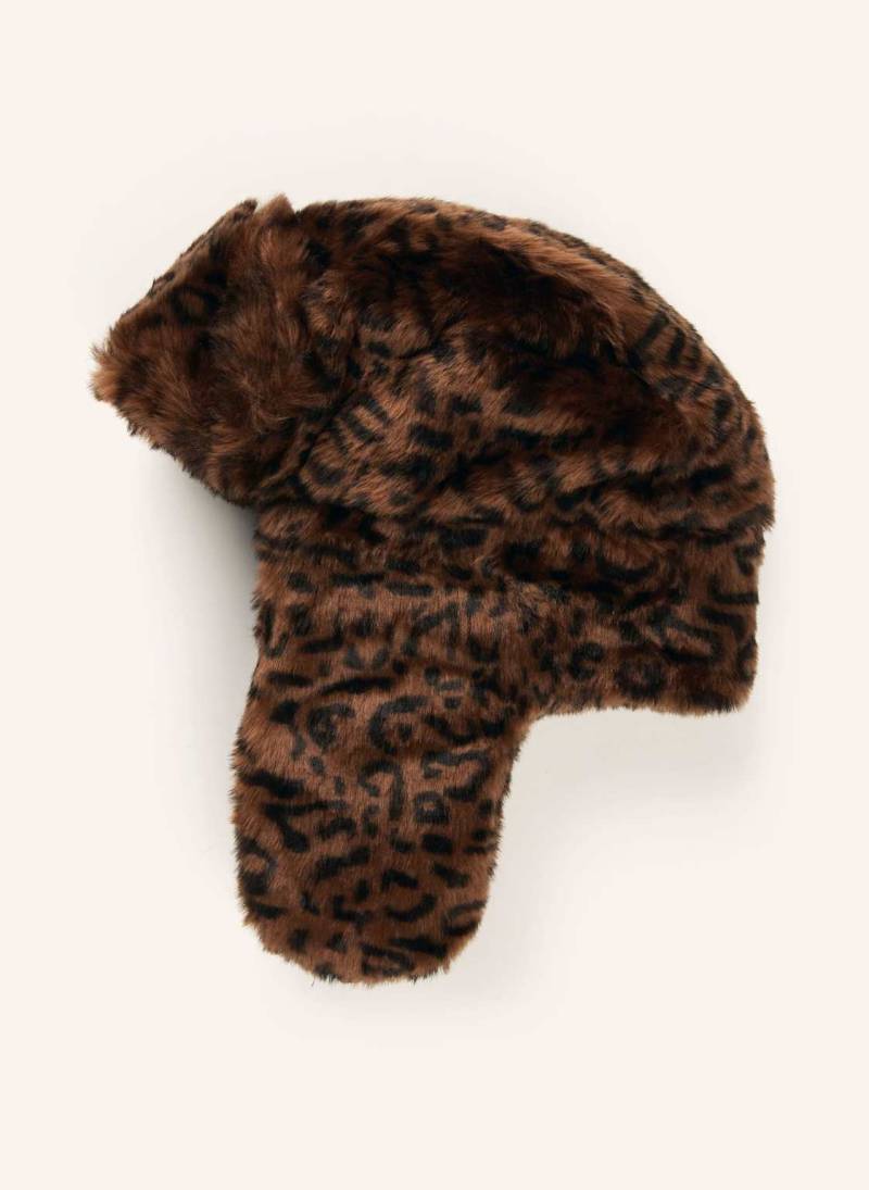 Kangol Kunstfell-Mütze braun von Kangol