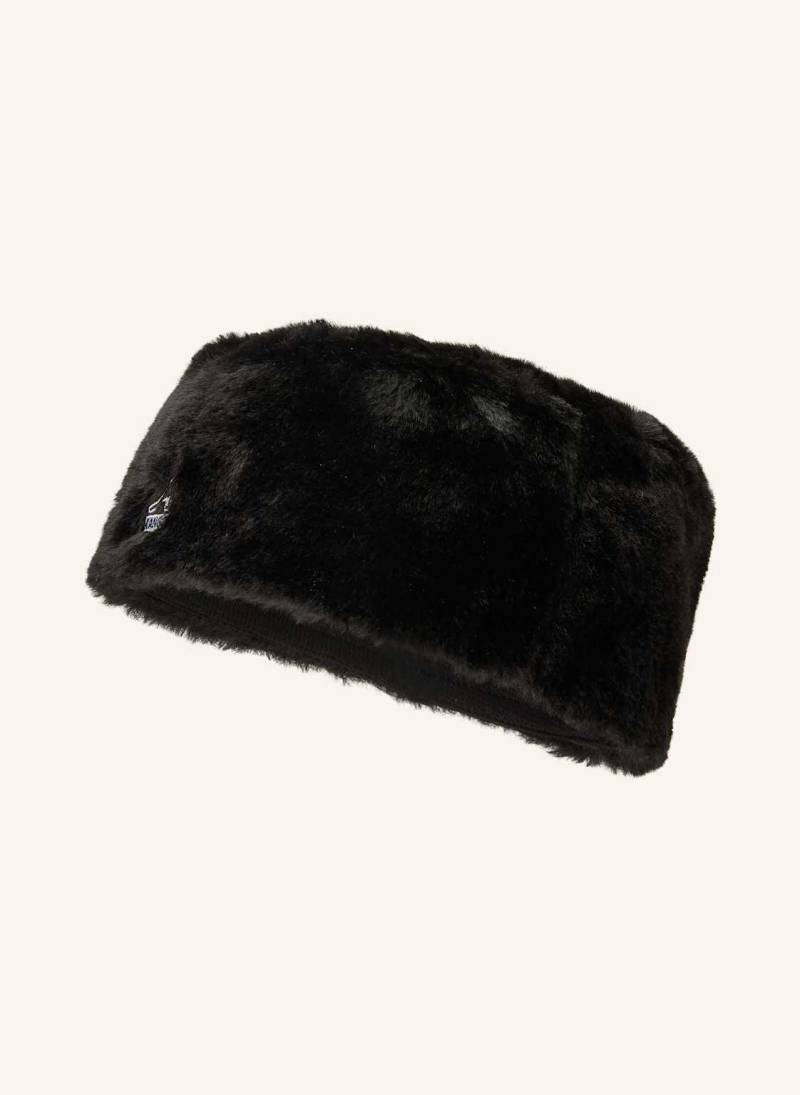 Kangol Kunstpelz-Mütze Faux Fur Topper schwarz von Kangol