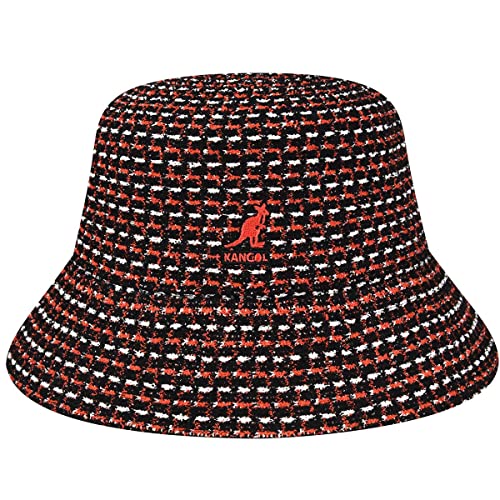 Kangol Maze Jacquard Bucket Stoffhut Fischerhut Sonnenhut Sommerhut (XL (60-61 cm) - orange) von Kangol