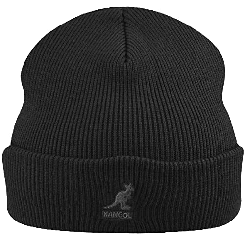 Kangol Herren Acrylic Pull-ON Baskenmütze, Schwarz/Schwarz, Einheitsgröße von Kangol