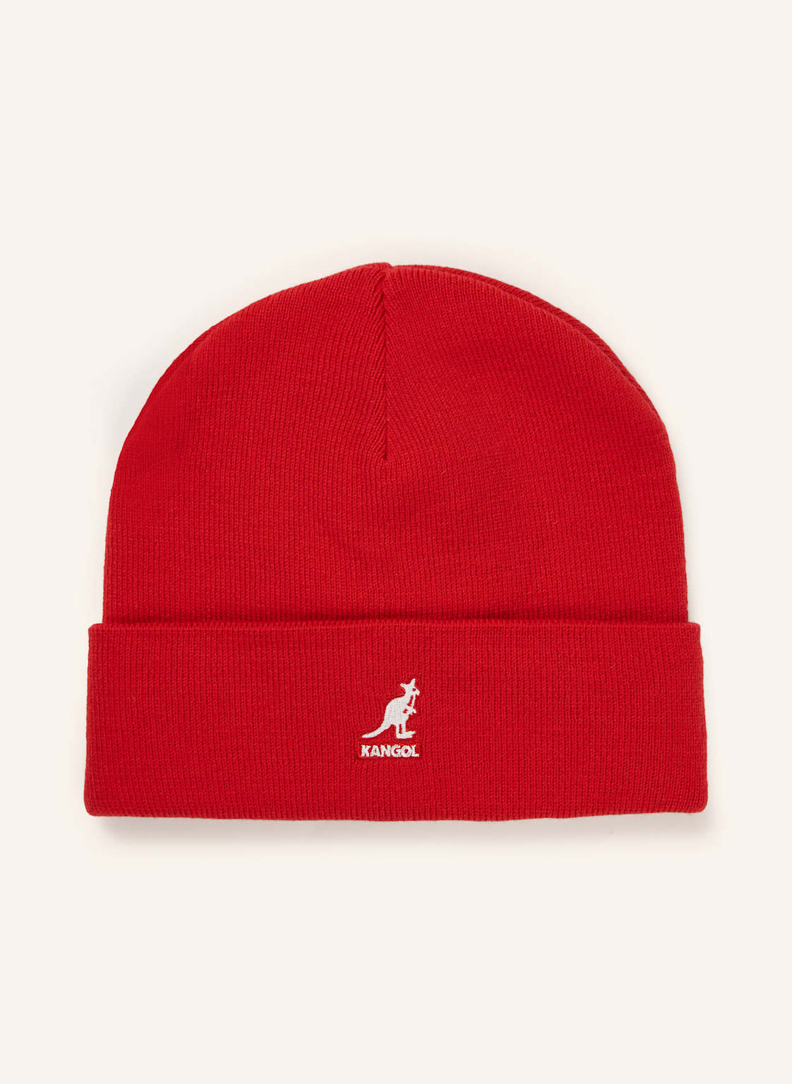 Kangol Mütze 2-Way Text rot von Kangol