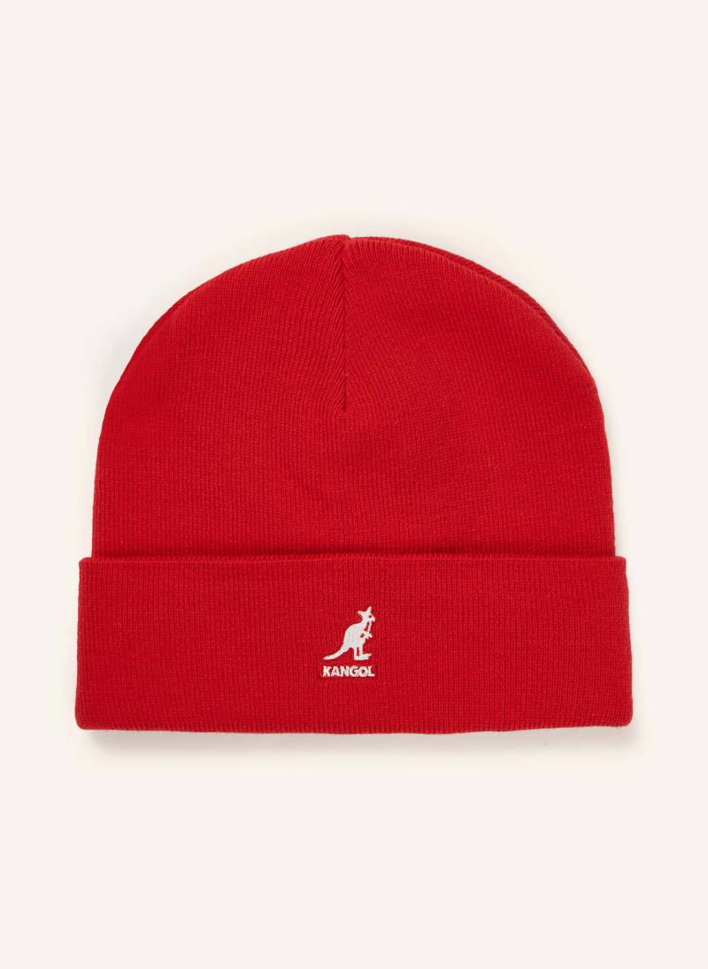 Kangol Mütze 2-Way Text rot von Kangol