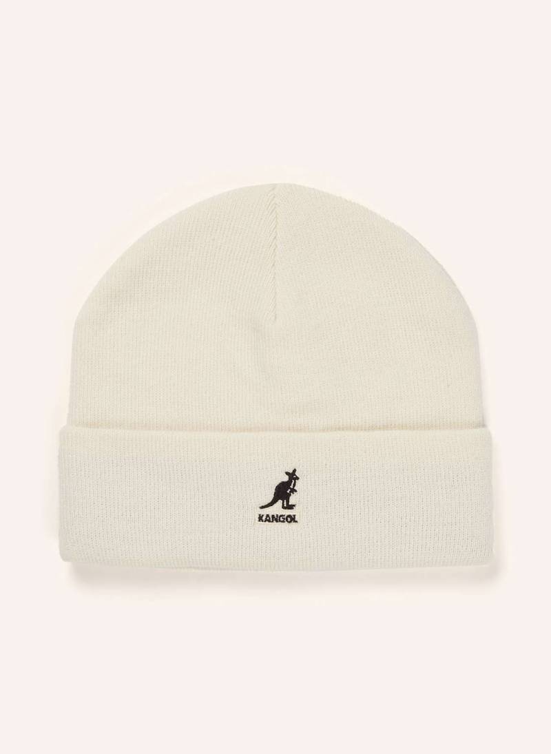 Kangol Mütze 2-Way Text weiss von Kangol