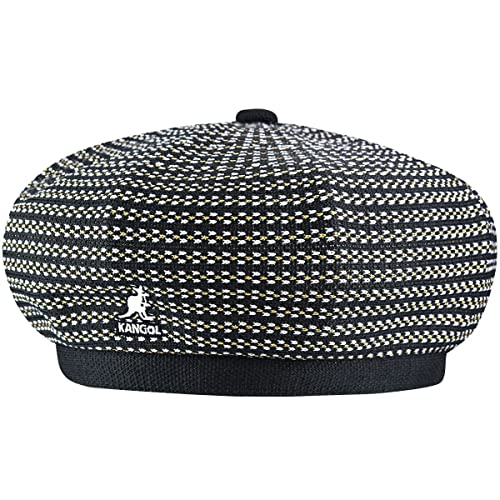 Kangol Preppy Jax Baskenmütze Damenbaske Sommerbaske (S (54-55 cm) - schwarz) von Kangol