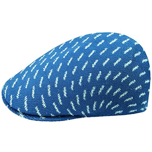 Kangol Rain Drop 507 Gemusterte Sommer Flatcap - Blau (MB435) - 54-55 cm (S) von Kangol