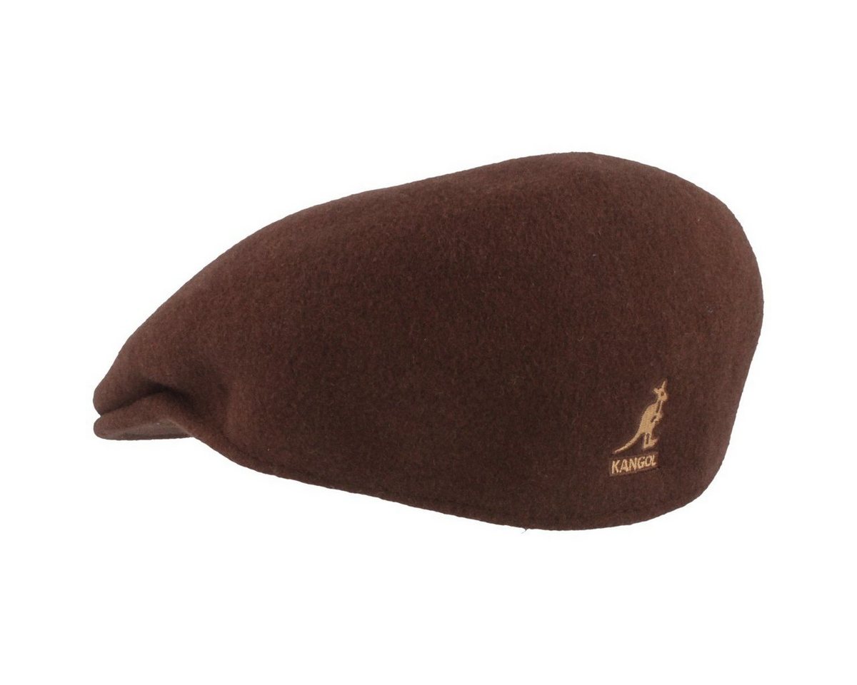 Kangol Schiebermütze Flat Cap 504 aus reiner Wolle von Kangol