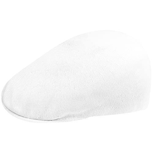 Kangol Seamless Tropic 507 Flatcap Schirmmütze Schiebermütze Damen/Herren - mit Schirm Frühling-Sommer Sommer - XL (60-61 cm) weiß von Kangol