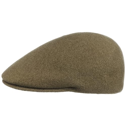 Kangol Seamless Wool Schirmmütze Schnabelmütze Gatsbymütze (XL/60-61 - dunkelbeige) von Kangol