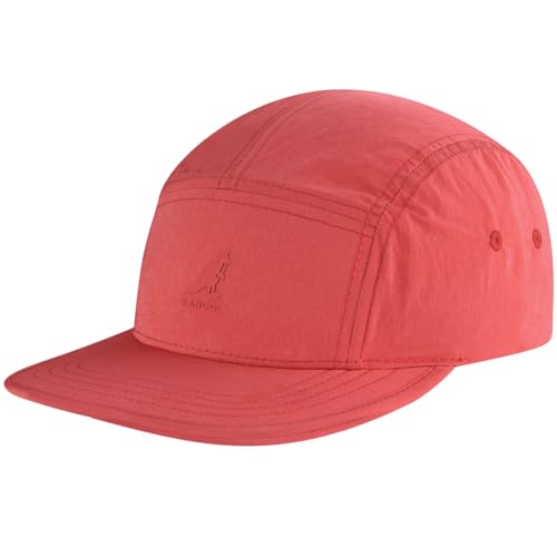 Kangol Soft Touch 5 Panel Cap Basecap Baseballcap Nyloncap Sommercap (One Size - Koralle) von Kangol