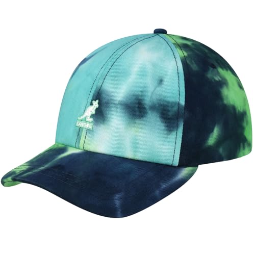 Kangol The Dye Cap Basecap Baseballcap Curved Brim (One Size - blau) von Kangol