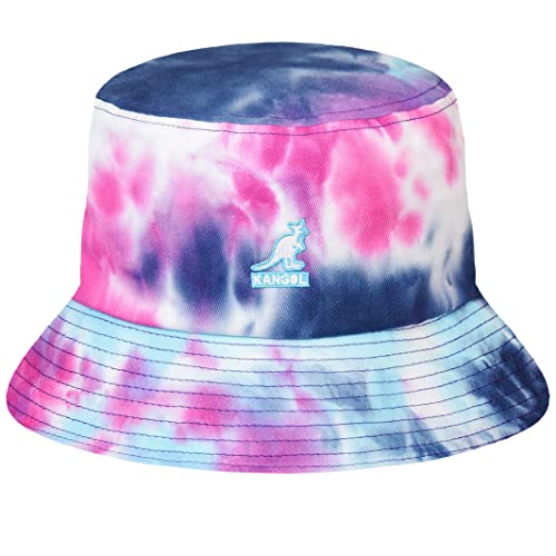 Kangol Tie Dye Fischerhut - Blau-Pink - S von Kangol