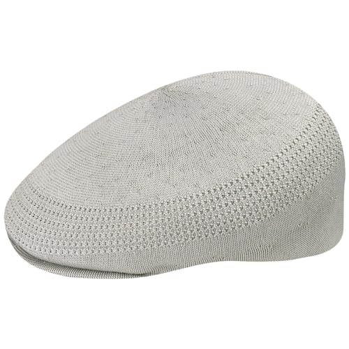 Kangol Tropic 507 Ventair Flatcap Schirmmütze Schiebermütze Sommercap (XL (60-61 cm) - grau) von Kangol