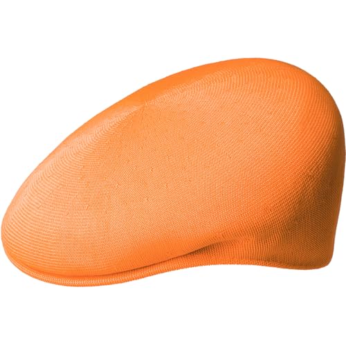 Kangol Tropic Flatcap 504 Schirmmütze Schiebermütze Herrencap Sommercap Damen/Herren - mit Schirm Frühling-Sommer Herbst-Winter Frühjahr Sommer Herbst Winter - L (58-59 cm) orange von Kangol
