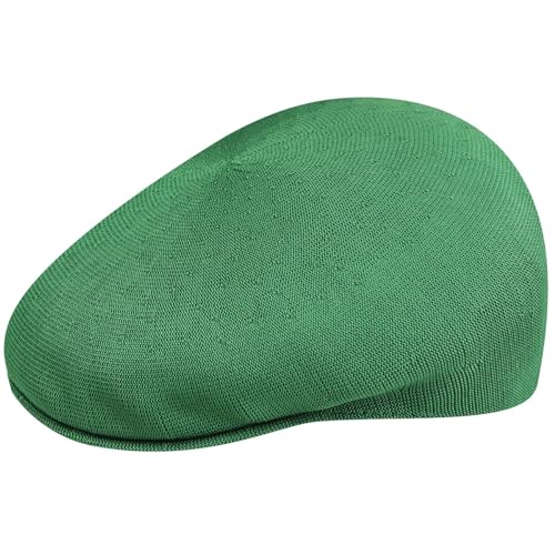 Kangol Tropic Flatcap 504 Schirmmütze Schiebermütze Herrencap Sommercap Damencap Pepe (L (58-59 cm) - grün) von Kangol