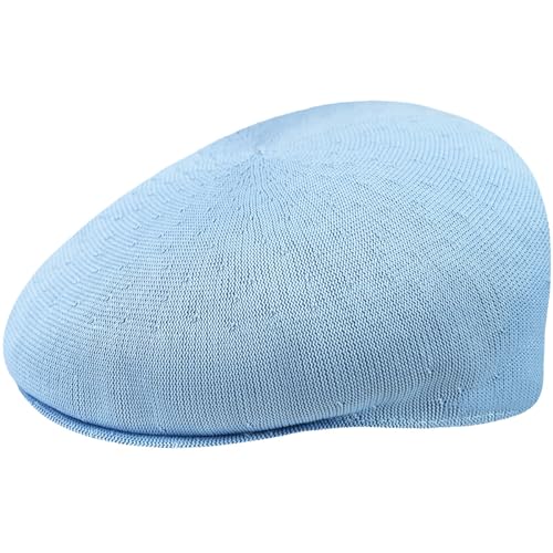 Kangol Tropic Flatcap 504 Schirmmütze Schiebermütze Herrencap Sommercap Damen/Herren - mit Schirm Frühling-Sommer Herbst-Winter Frühjahr Sommer Herbst Winter - M (56-57 cm) hellblau von Kangol