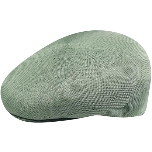 Kangol Tropic Flatcap 504 Schirmmütze Schiebermütze Herrencap Sommercap Damen/Herren - mit Schirm Frühling-Sommer Herbst-Winter Frühjahr Sommer Herbst Winter - M (56-57 cm) helloliv von Kangol