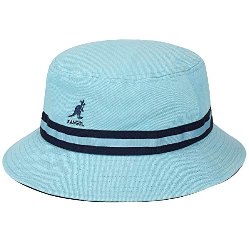 Kangol Unisex Streifen Lahinch Schlapphut, Blau (Light Blue Lb), M von Kangol