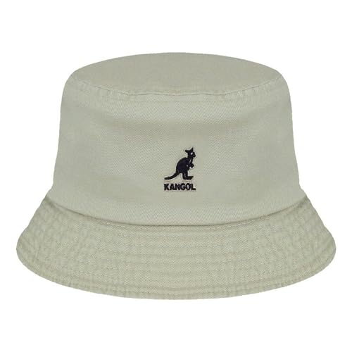 Kangol Unisex Washed Bucket Fischerhut, Beige, XL von Kangol