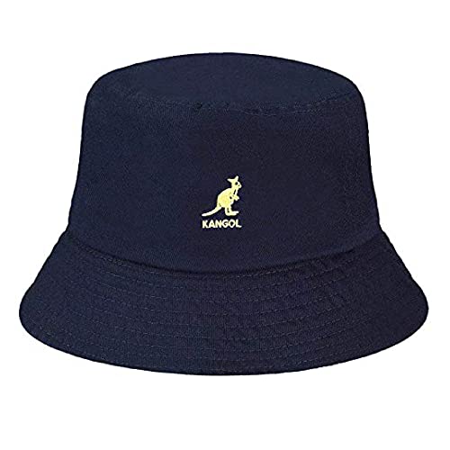 Kangol Unisex Washed Bucket Fischerhut, blau (Marineblau), L von Kangol