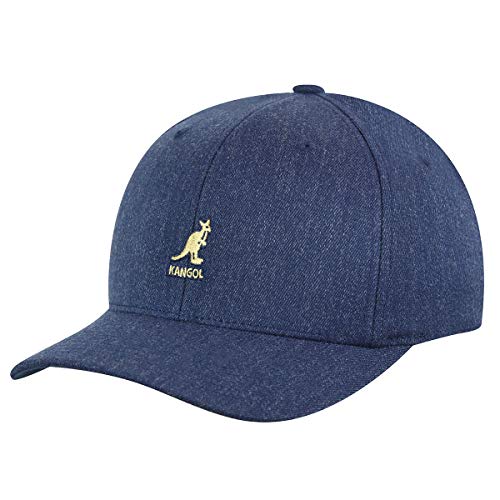 Kangol Unisex Wool Flexfit Baseball Cap, Blau (Denim), 58 von Kangol