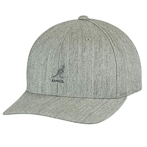 Kangol Unisex Wool Flexfit Baseball Cap, Grau (Flanell), 58 von Kangol