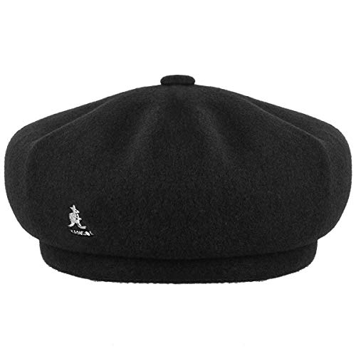 Kangol Unisex Wool Jax Beret Baskenmtze, Schwarz, 60 von Kangol