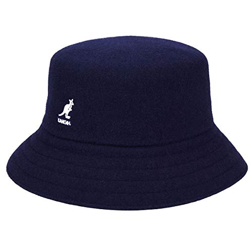 Kangol Wool Lahinch Hut Wollhut Fischerhut Stoffhut Clubhut Trendhut Damen/Herren - Winter Herbst-Winter - M (56-57 cm) dunkelblau von Kangol
