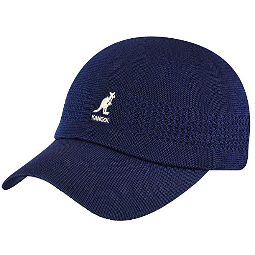 Kangol Ventair Space Cap Baseballcap Basecap Baseballkappe Sommerkappe Strandkappe Damen/Herren - mit Schirm Sommer Frühling-Sommer - S (54-55 cm) blau von Kangol