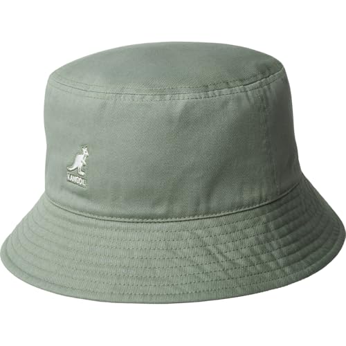 Kangol Washed Bucket Hat Fischerhut Stoffhut, Sommerhut, Strandhut, Anglerhut Damen/Herren - Strandhut Sommerhut Frühling-Sommer Sommer - XL (60-61 cm) helloliv von Kangol