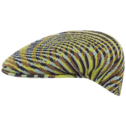 Kangol Wild Trip 504 Flatcap Schirmmütze Schiebermütze (S (54-55 cm) - neongrün) von Kangol