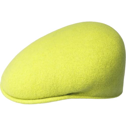 Kangol Wool 504 Hat - Warm Grey/L Ivy Caps & Flat Caps, Schwefel, SMALL von Kangol