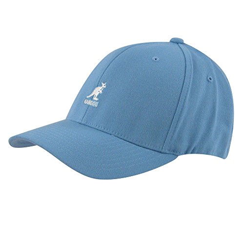 Kangol Wool Flexfit Cap Baseballcap Basecap Fullcap Wollcap Fitted (L/XL (58-61 cm) - blau) von Kangol