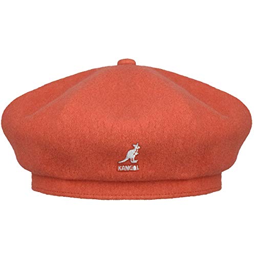 Kangol Wool Jax Beret Baskenmütze - Orange (FO787) - 60-61 cm (XL) von Kangol