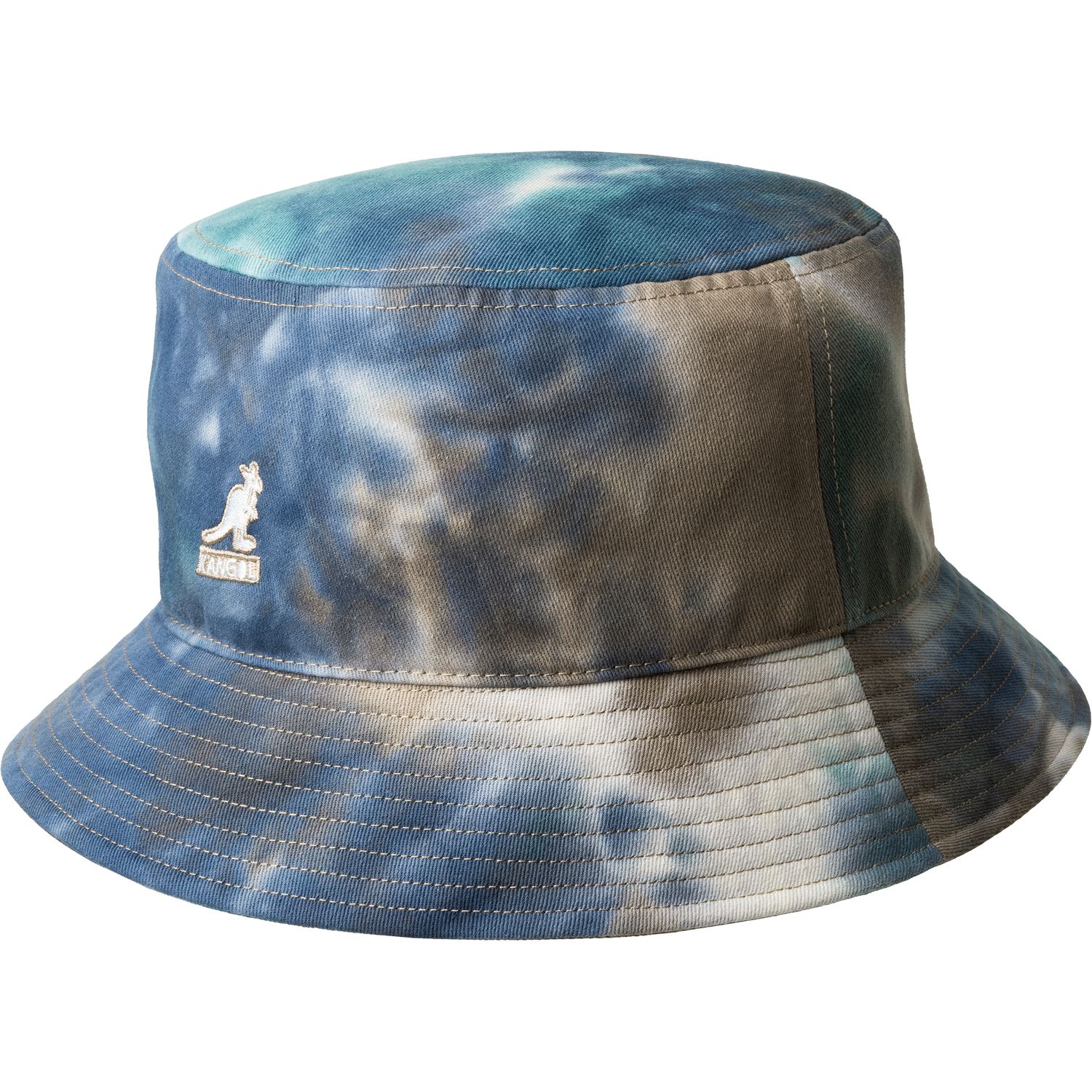 Kangol kanutschbarer Bucket Stoffhut Batic Tie Dye von Kangol