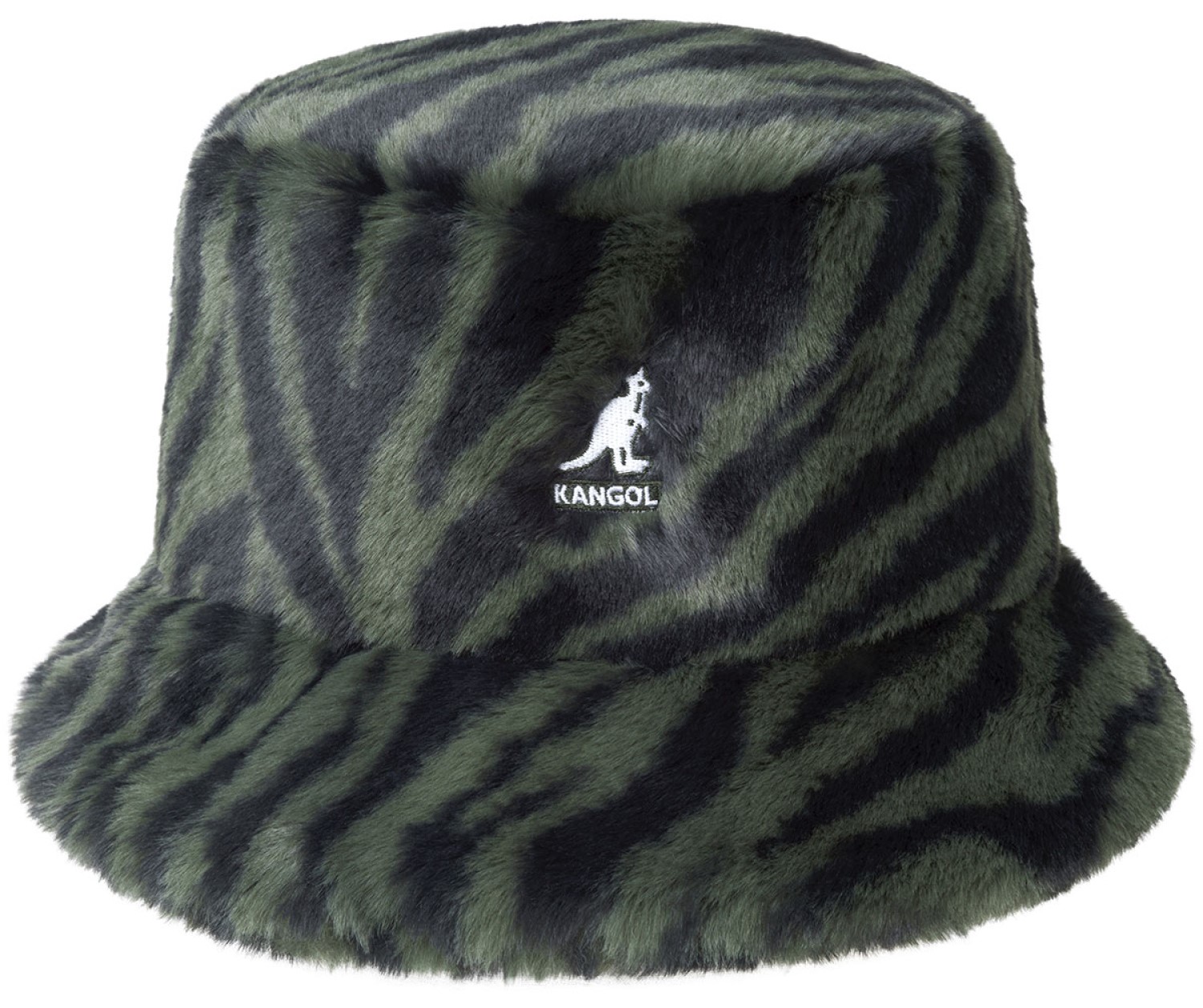 Kangol kuscheliger Bucket Hat aus Fake-Fur Plüsch von Kangol